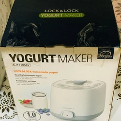 Máy làm sữa chua Locknlock EYJ110SLV 1L mới 100% full box 283202