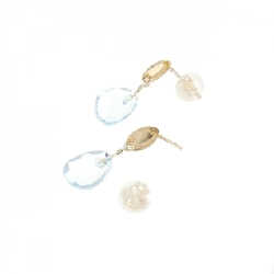 K10YG Blue Topaz Bông tai - Hàng hiệu Chính hãng 876723