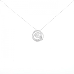 Dây chuyền kim cương 18KWG/K18WG 0.50CT - Hàng hiệu Authentic