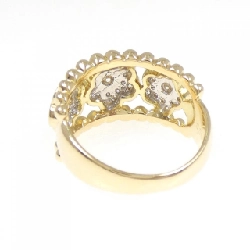 Nhẫn kim cương hoa K18YG/K18WG 0.56CT 666022