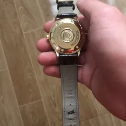 Đồng hồ da nam giới Omega Constellation màu vàng 926749