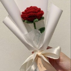 Bó hoa len handmade cute quà tặng Valentine, Sinh Nhật, Giáng sinh 18128