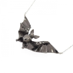 K18BG/K18WG Dây chuyền kim cương hình dơi 0.03CT - Hàng hiệu Chính hãng 865071