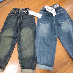 Quần jeans nam chất liệu denim xanh kiểu dáng casual 603276