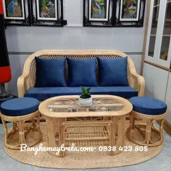 Sofa mây phòng khách nhỏ gọn 610430