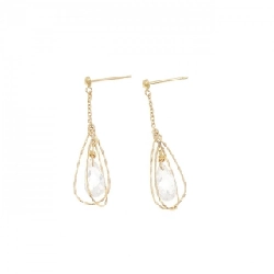 K18YG Cubic Bông tai - Hàng hiệu Chính hãng 869425