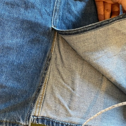 Váy jeans xẻ trước 523698