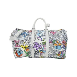 Túi du lịch Louis Vuitton Monogram Comic Keepall Bandoulière 2023SS 50cm M21863 - Hàng hiệu Authentic