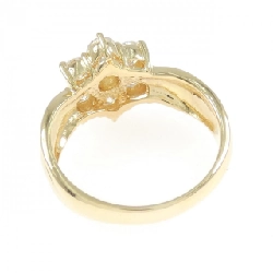 Nhẫn kim cương hoa K18YG 1.00CT - Hàng hiệu Authentic 850008