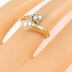 Nhẫn ngọc trai Akoya K18YG - Hàng hiệu Authentic 850589