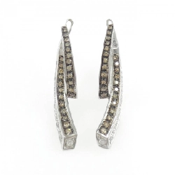 Bông tai kim cương 750WG/750BG 1.54CT - Hàng hiệu Chính hãng