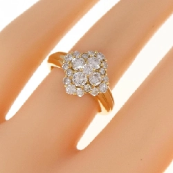 Nhẫn kim cương K18YG 1.00CT 672574