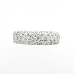 Nhẫn kim cương Pavé K18WG 0.90CT - Hàng hiệu Chính hãng 851108