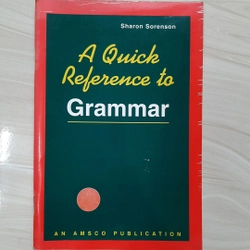 A Quick Reference to GRAMMAR