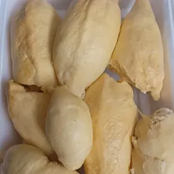 Quả sầu riêng tươi trái cây nhiệt đới màu vàng đậm, vỏ sần sùi, thịt ngọt 735657