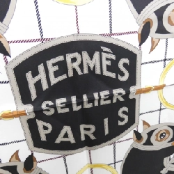 Khăn quàng cổ HERMES SELLIER PARIS 624624