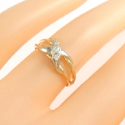 Nhẫn kim cương K10YG/K10WG - Hàng hiệu Authentic 854469