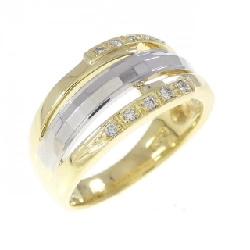 Nhẫn kim cương PT900/K18YG 0.07CT