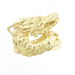 【Sản phẩm mới】Nhẫn kim cương rồng K18YG 0.005CT 673710