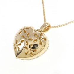 K18YG Dây chuyền kim cương hình trái tim Pavé 1.04CT - Hàng hiệu Chính hãng 860353