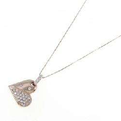 K18PG 2WAY Mặt Dây Chuyền Hình Tim Đính Đá Kim Cương 0.50CT - Hàng hiệu Chính Hãng 862813