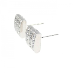 Bông tai kim cương 750WG/K18WG - Hàng hiệu Authentic 871736