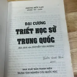 Đại Cương Triết Học Sử Trung Quốc - Phùng Hữu Lan 927578