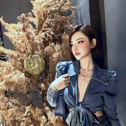 Áo jean buộc dây 476669