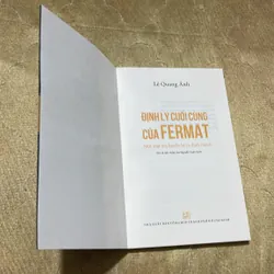 ĐỊNH LÝ CUỐI CÙNG CỦA FERMAT MỘT MẬT MÃ HUYỀN BÍ VÀ ĐỊNH MỆNH- LÊ QUANG ÁNH 733916