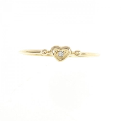 Nhẫn kim cương hình trái tim K18YG 670441