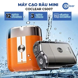 Máy cạo râu mini coclear CS007 thiết kế động cơ tốc độ cao, cạo khô và nước