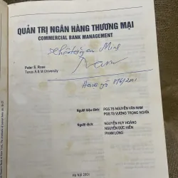 Quản trị ngân hàng thương mại - Peter S.Rosé- 970 trang khổ lớn  958202
