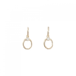 750PG/K18PG Bông tai kim cương 0.06CT - Hàng hiệu Chính hãng