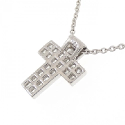 K18WG Dây chuyền kim cương chéo 1.14CT - Hàng hiệu Chính hãng 858461