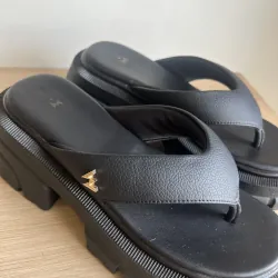 Dép sandal nữ THE QUEEN WOLF màu đen size 36 596009