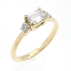 Nhẫn kim cương K18YG 0.334CT