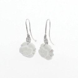 Bông tai Chanel Camellia - Hàng hiệu Authentic 843707