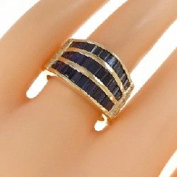 Nhẫn Sapphire K18YG 2.88CT - Hàng hiệu Chính hãng 850985