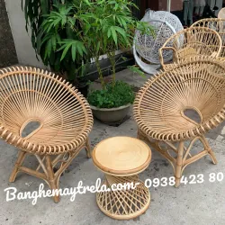 Ghế mây đơn hoa 708777