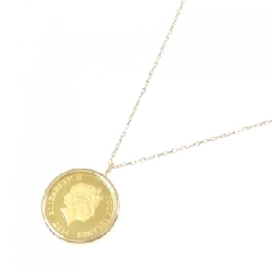 K18YG(枠) Dây chuyền đồng xu - Hàng hiệu Authentic 856435