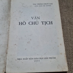 Văn Hồ Chủ tịch_ 1973, khổ lớn_ văn xuôi, chính luận Hồ Chí Minh 363254