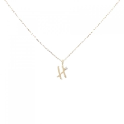 Dây chuyền kim cương chữ cái 4゜C - Hàng hiệu Authentic