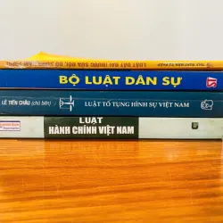 Combo 4 cuốn: Bộ luật dân sự, Luật tố tụng hình sự VN, Luật hành chính VN, Luật đất đai 572651