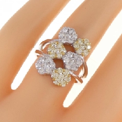 Nhẫn kim cương K18WG/K18YG 1.50CT 673101