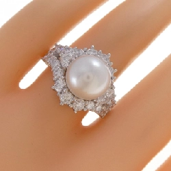 Nhẫn ngọc trai trắng PT900 9.9mm - Hàng hiệu Authentic 855454