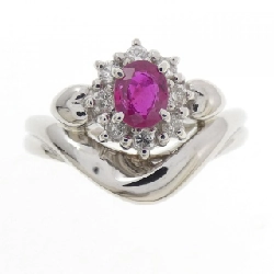 Nhẫn Ruby PT900 0.45CT - Hàng hiệu Chính hãng 850409
