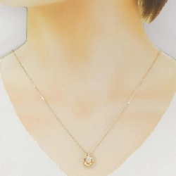 K18YG Pave Diamond Necklace 0.21CT - Hàng hiệu Chính hãng 857503