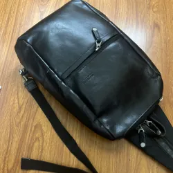 Túi nam 18x30x7 đeo chéo da thật 2hand 992642