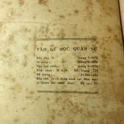 Tâm Lý Học Quân Sự - Sách Tham Khảo 933962