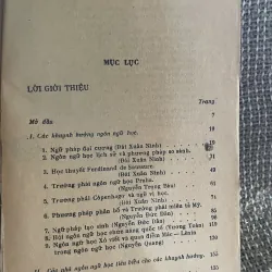 Ngôn ngữ học: khuynh hướng, lĩnh vực, khái niệm ;1984  1025152